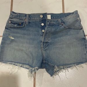 Mother Superior The Tomcat Kick Fray Shorts